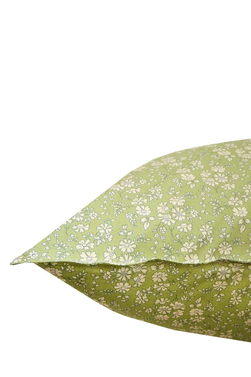 Pillowcase made with Liberty Fabric CAPEL PISTACHIO - Coco & Wolf