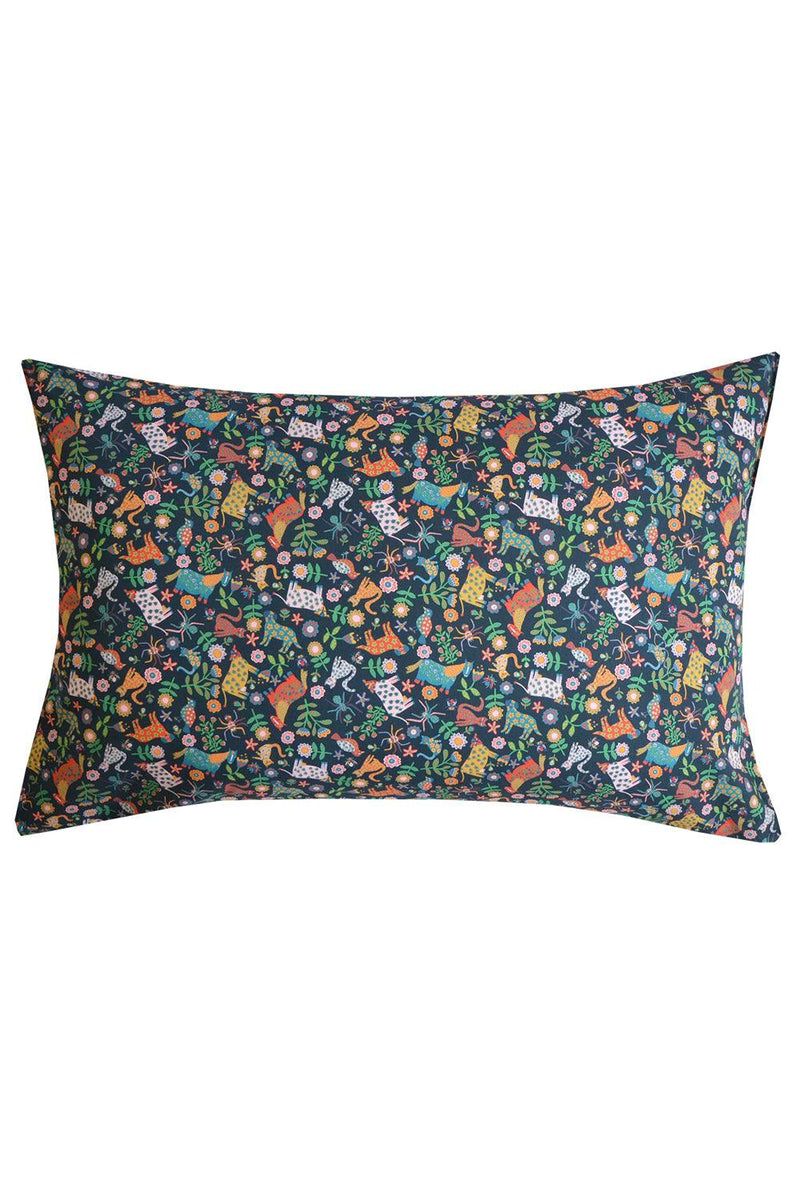 Pillowcase made with Liberty Fabric FOLK TAILS - Coco & Wolf