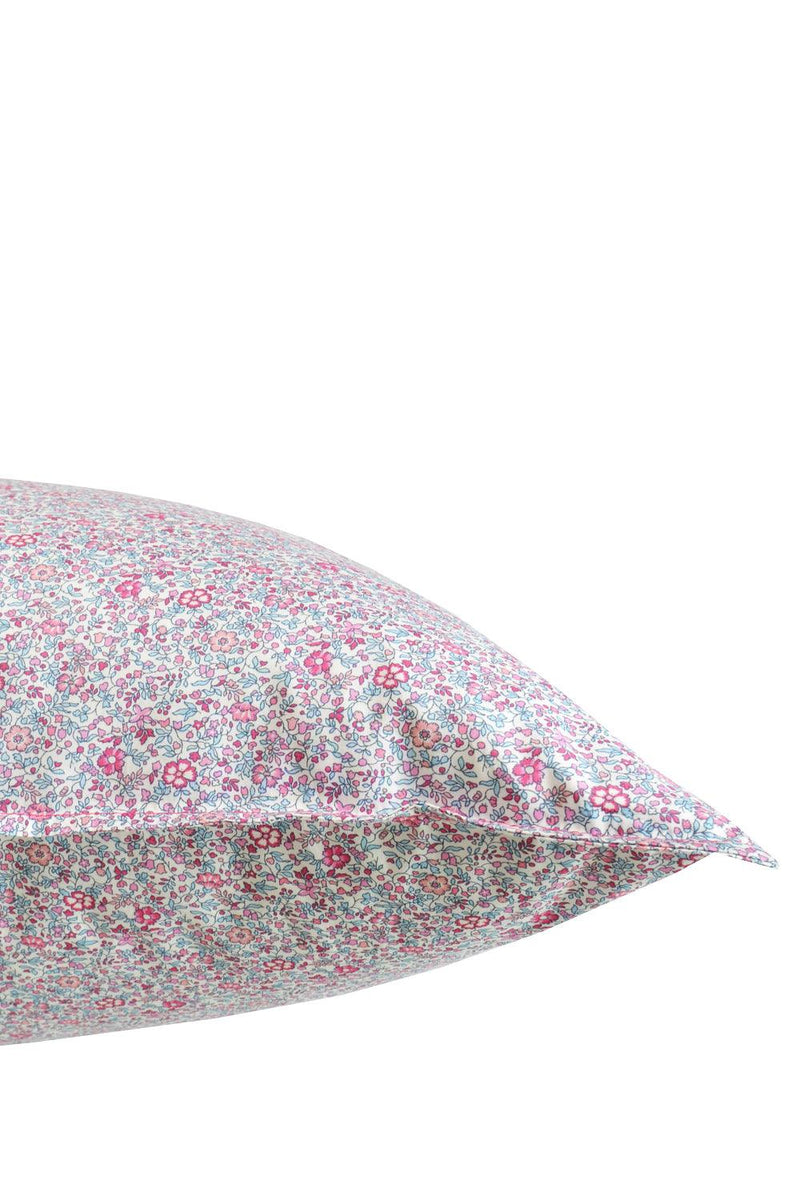 Pillowcase made with Liberty Fabric KATIE & MILLIE MAGENTA - Coco & Wolf