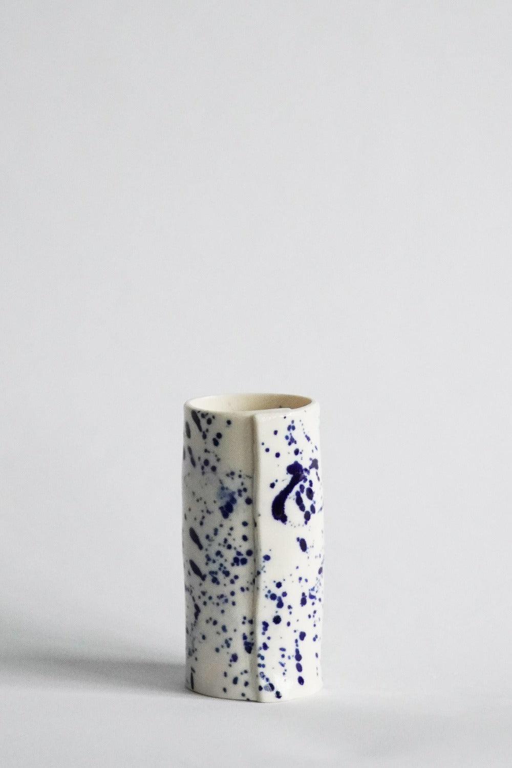 Porcelain Splatter Bud Vase - Coco & Wolf