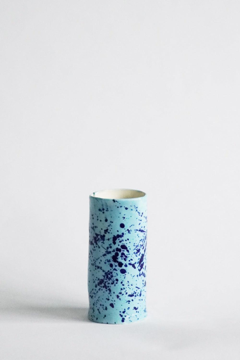 Porcelain Splatter Bud Vase - Coco & Wolf