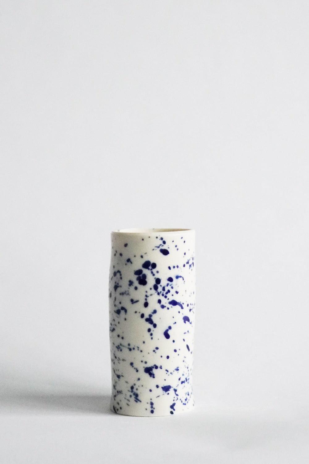 Porcelain Splatter Bud Vase - Coco & Wolf