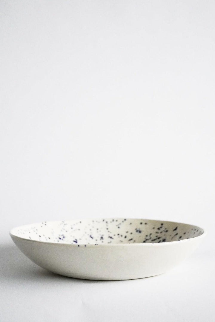 Porcelain Splatter Salad Serving Bowl - Coco & Wolf