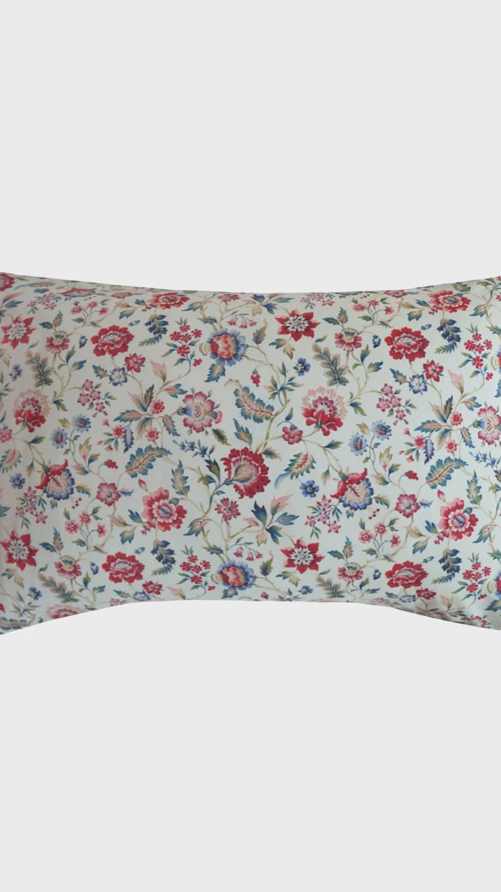 Pillowcase made with Liberty Fabric EVA BELLE