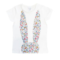 Rabbit Motif T-shirt made with Liberty Fabric BETSY GREY - Coco & Wolf