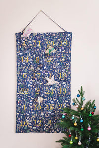 Reusable Advent Calendar made with Liberty Fabric CHRISTMAS - Coco & Wolf