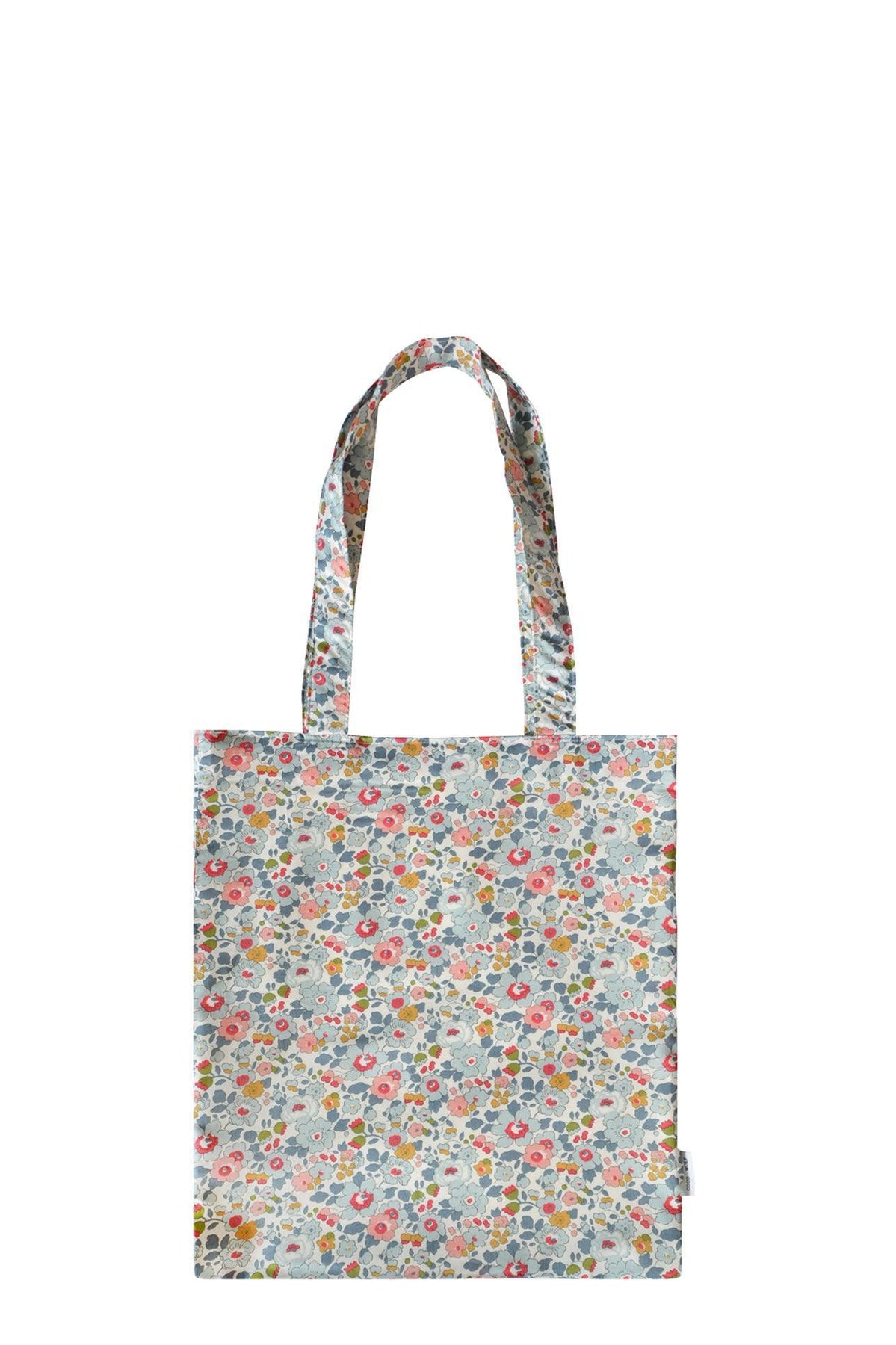 Coco Wolf Reusable Shopping Bag Liberty Fabric BETSY GREY