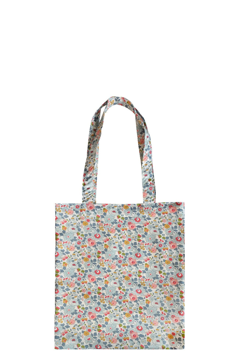 Reusable Shopping Bag made with Liberty Fabric BETSY GREY - Coco & Wolf