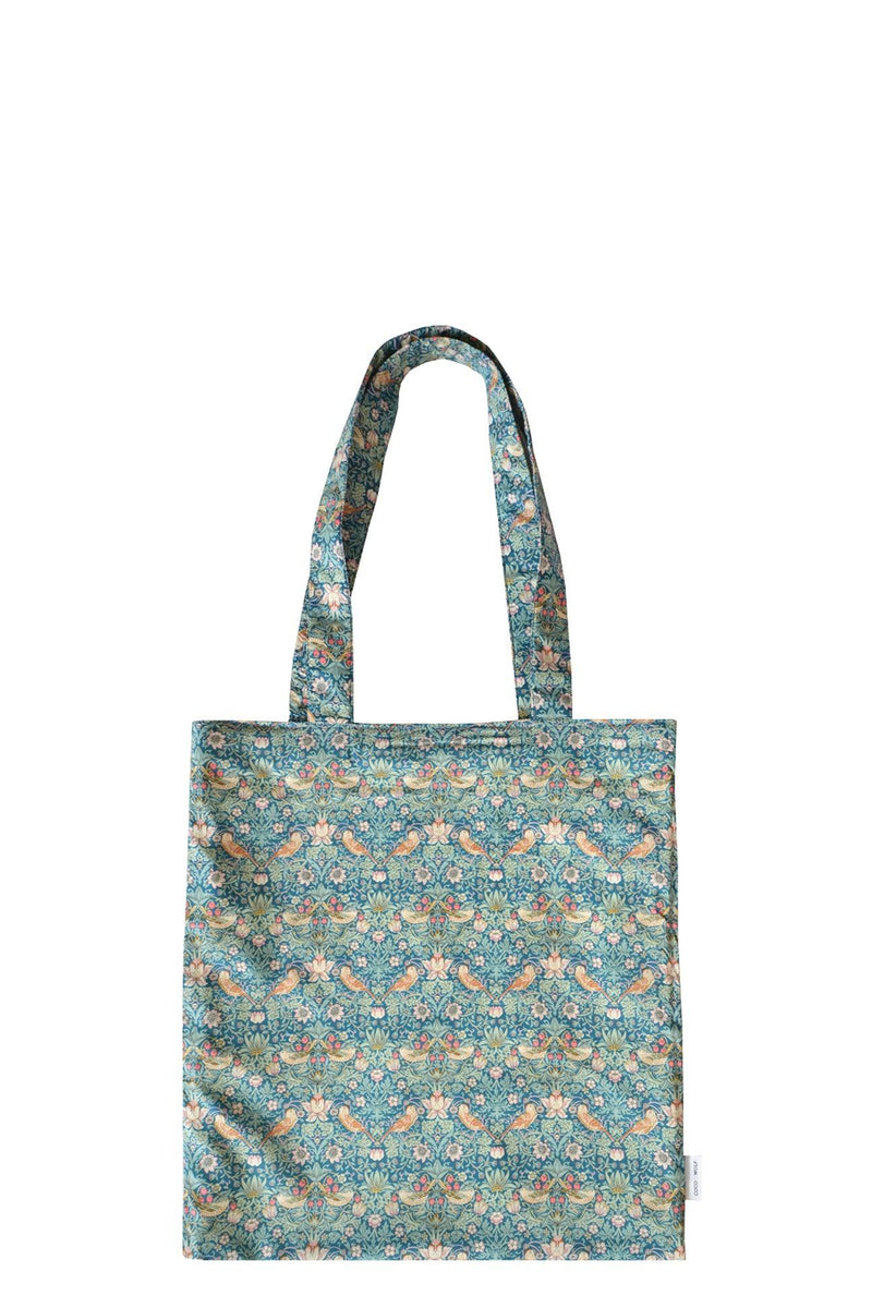 Reusable Shopping Bag made with Liberty Fabric STRAWBERRY THIEF - Coco & Wolf