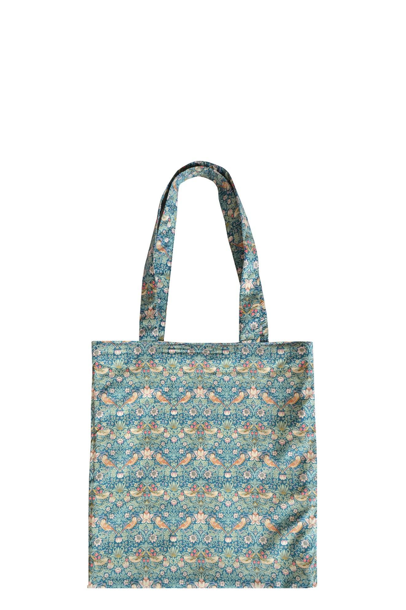 Reusable Shopping Bag made with Liberty Fabric STRAWBERRY THIEF