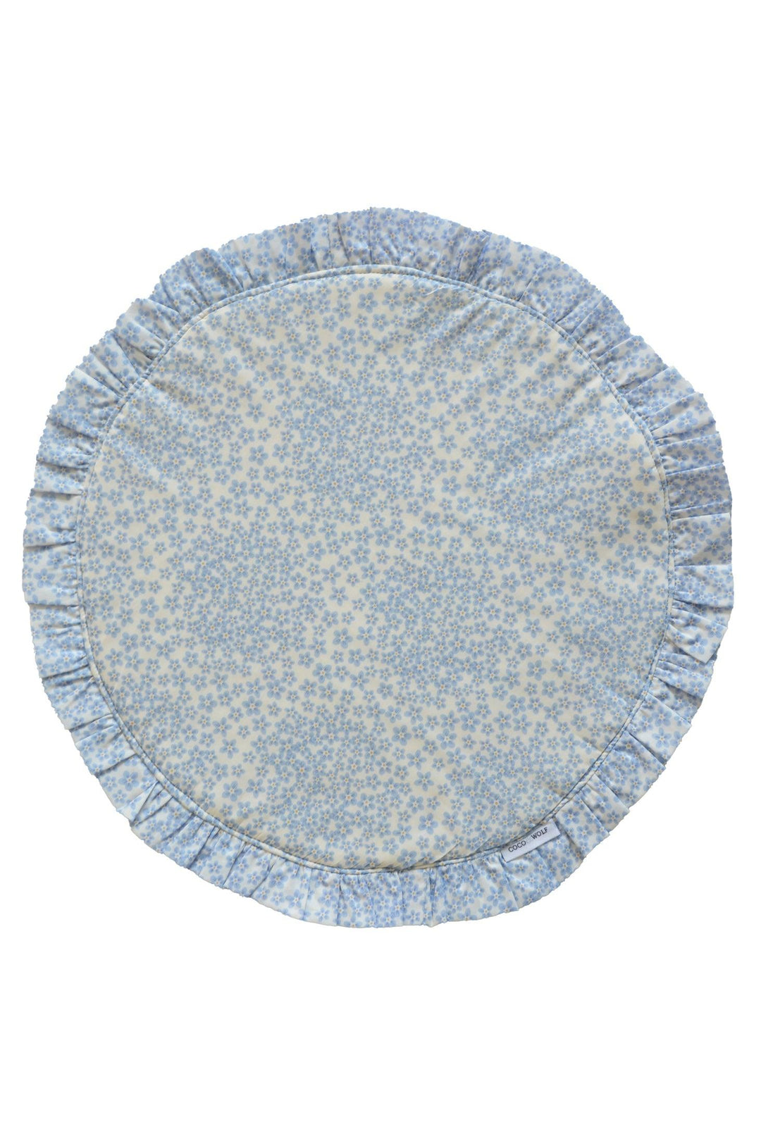 Reversible Circle Frill Placemat made with Liberty Fabric BETSY & DITSY DOT - Coco & Wolf