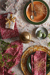 Reversible Scalloped Placemat made with Liberty Fabric MITSI VALERIA & ADELAJDA - Coco & Wolf