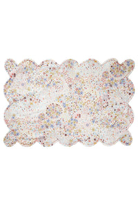Reversible Scalloped Placemat made with Liberty Fabric MITSI VALERIA & ADELAJDA - Coco & Wolf