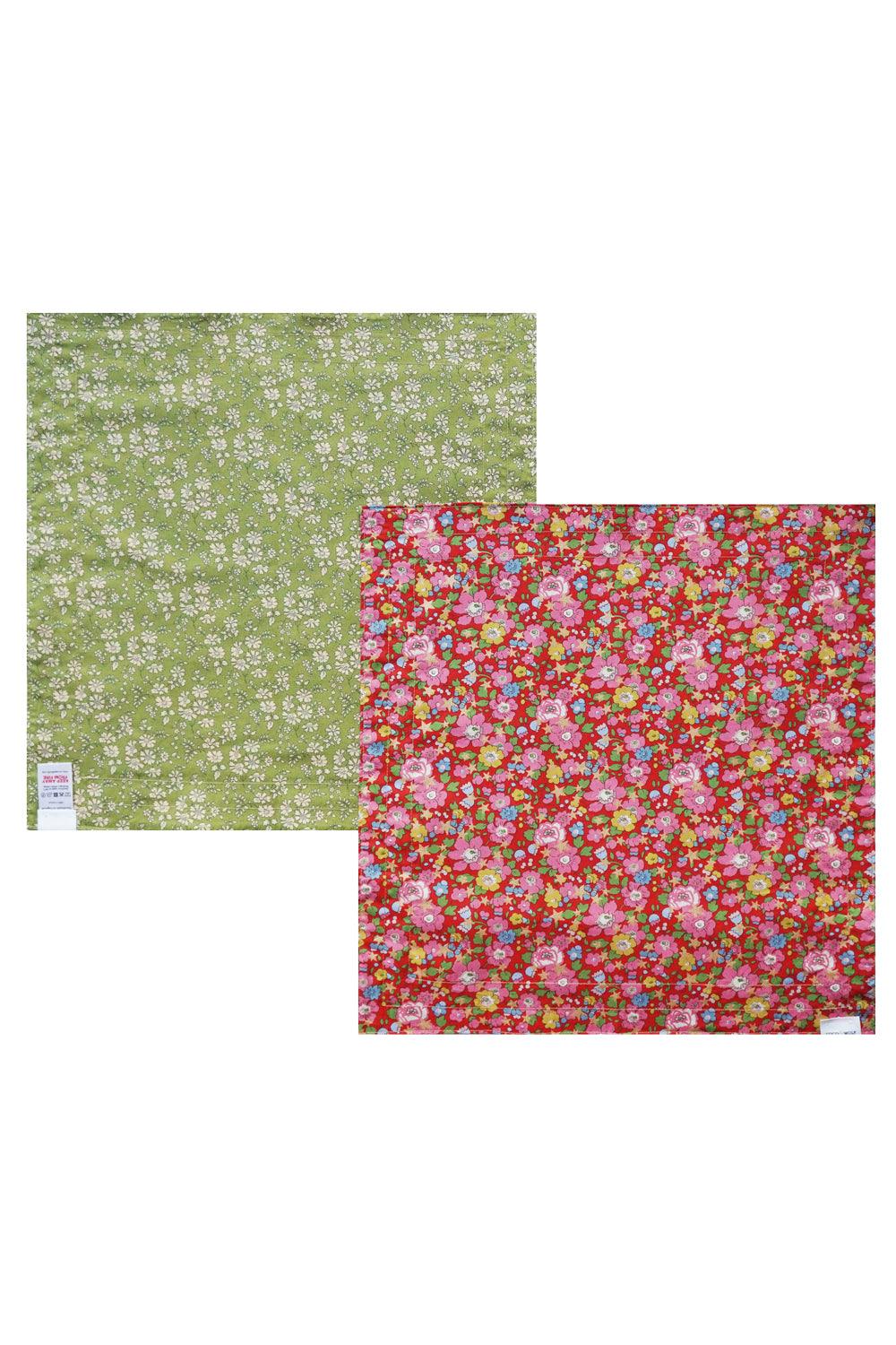 Reversible Stitch Napkin Set made with Liberty Fabric BETSY STAR & CAPEL - Coco & Wolf