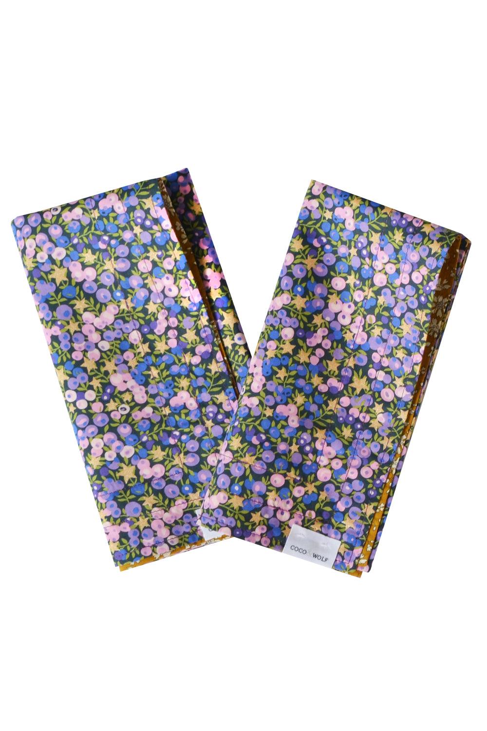 Reversible Stitch Napkin Set made with Liberty Fabric WILTSHIRE STAR & CAPEL - Coco & Wolf