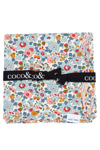 Reversible Tablecloth made with Liberty Fabric BETSY & CAPEL - Coco & Wolf