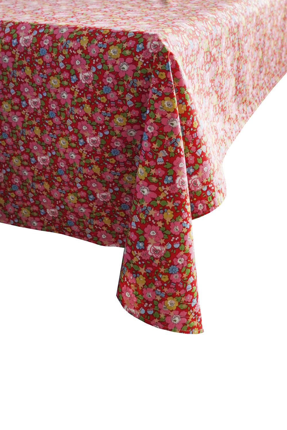 Reversible Tablecloth made with Liberty Fabric BETSY STAR & CAPEL - Coco & Wolf