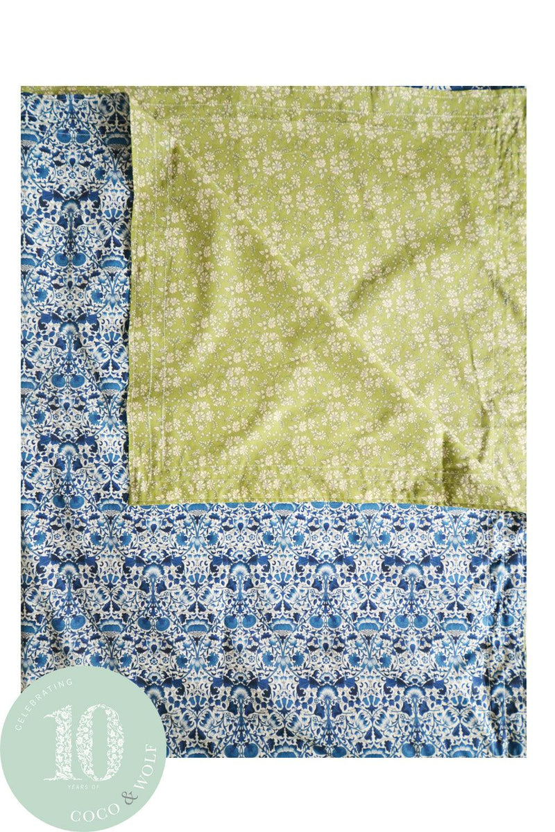 Reversible Tablecloth made with Liberty Fabric LODDEN & CAPEL - Coco & Wolf