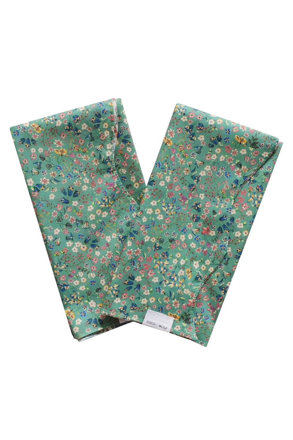 Reversible Wavy Napkin Set made with Liberty Fabric DONNA LEIGH & RACHEL - Coco & Wolf
