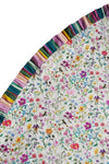 Ruffle Edge Round Tablecloth made with Liberty Fabric LINEN GARDEN & ARCHIVE SWATCH - Coco & Wolf