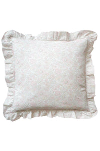 Ruffle Cushion made with Liberty Fabric BETSY LACE - Coco & Wolf