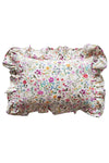 Oblong Ruffle Cushion made with Liberty Fabric LINEN GARDEN - Coco & Wolf