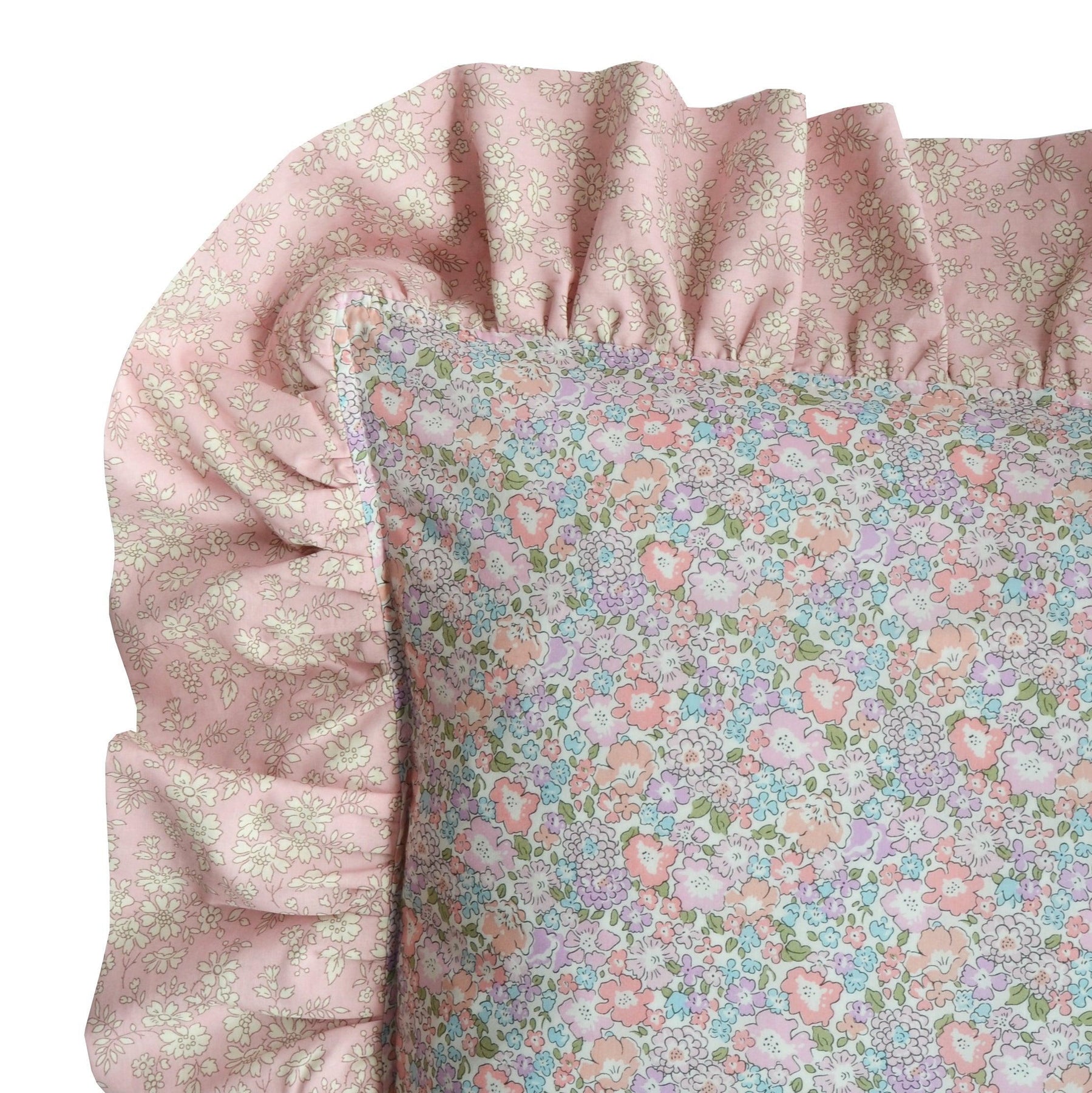Coco & Wolf Ruffle Cushion Liberty Fabric MICHELLE & CAPEL