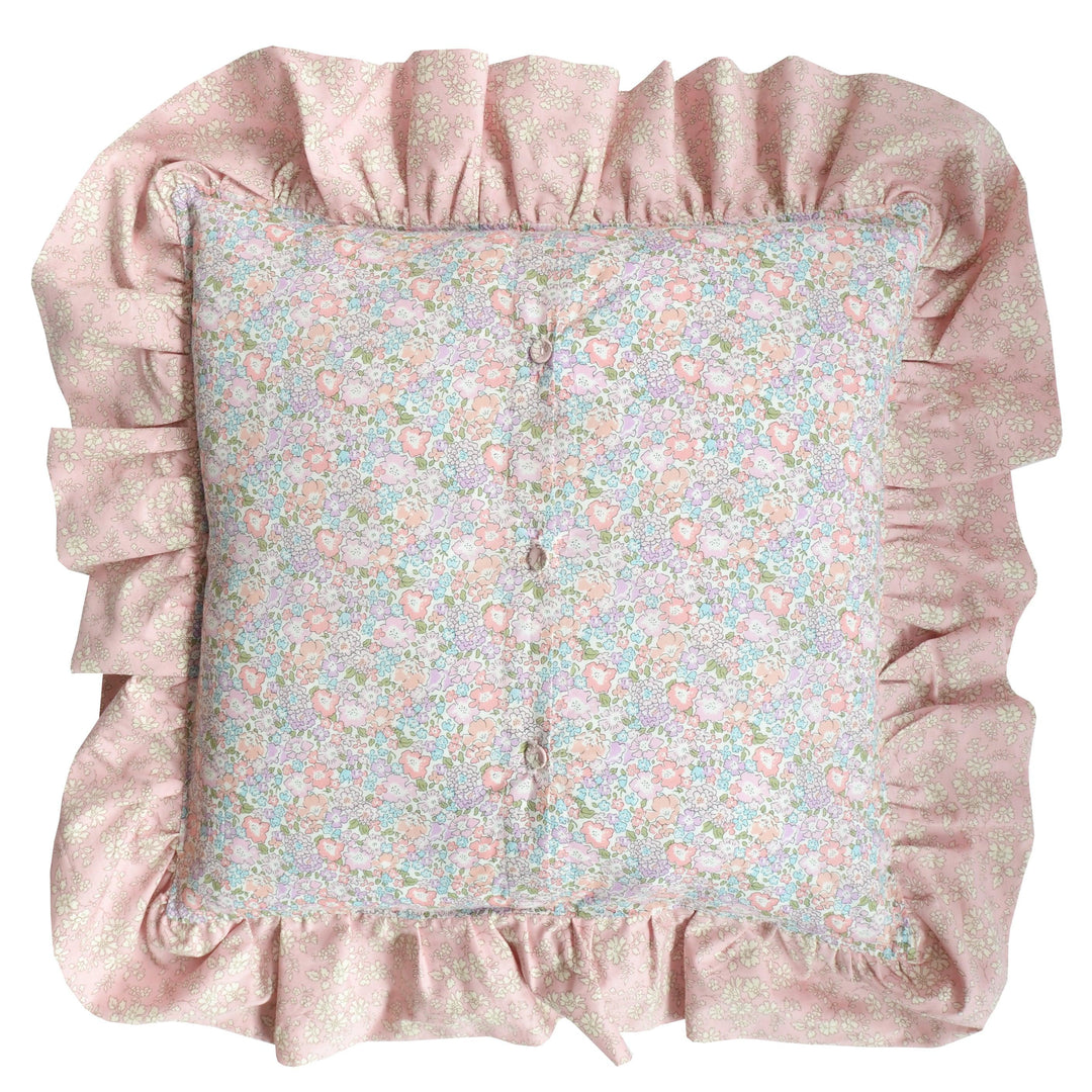 Ruffle Cushion made with Liberty Fabric MICHELLE & CAPEL - Coco & Wolf