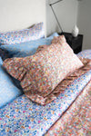 Oblong Ruffle Cushion made with Liberty Fabric THORPE HILL - Coco & Wolf