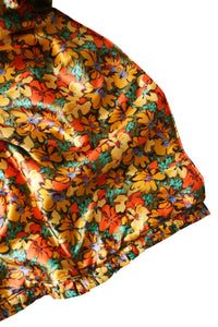 Ruffle Edge Silk Bedspread made with Liberty Fabric ALISON LEWIS & ICARUS WINGS - Coco & Wolf
