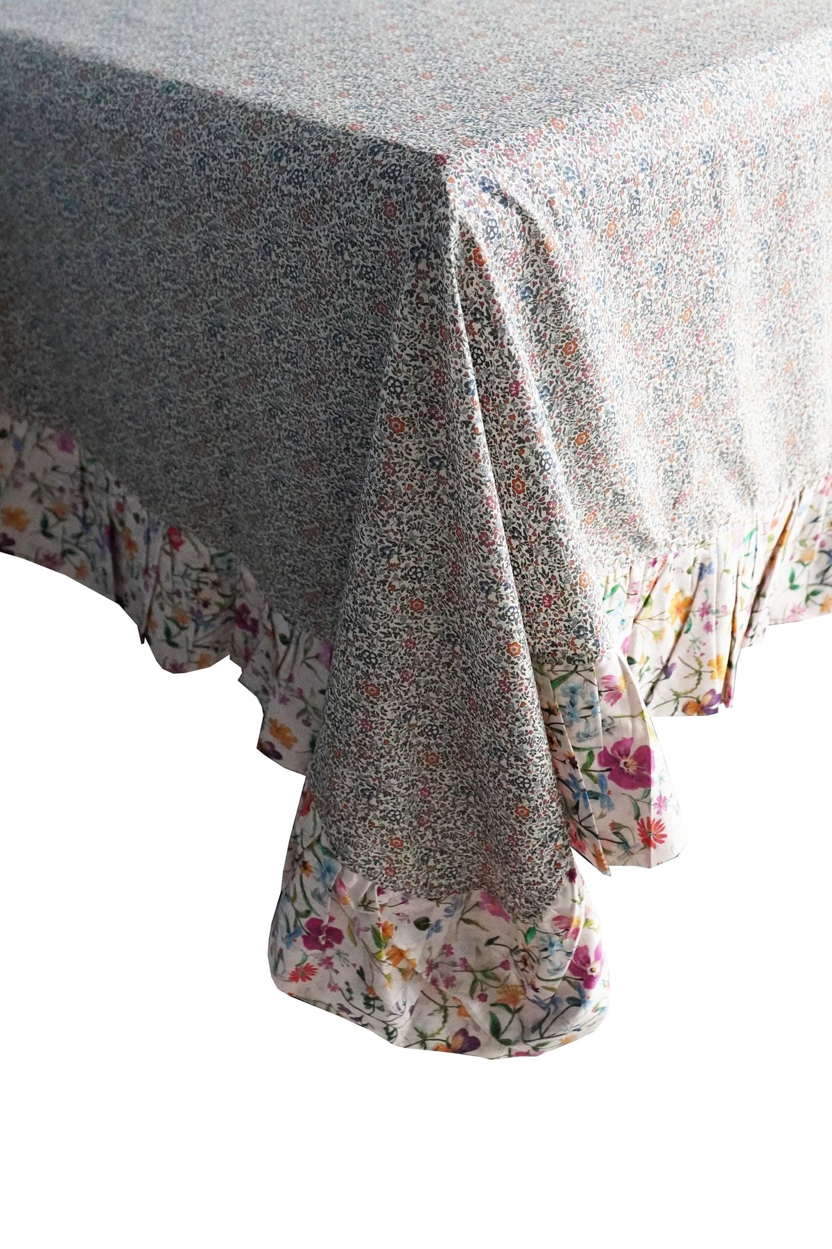 Ruffle Edge Tablecloth made with Liberty Fabric KATIE & MILLIE & LINEN GARDEN - Coco & Wolf