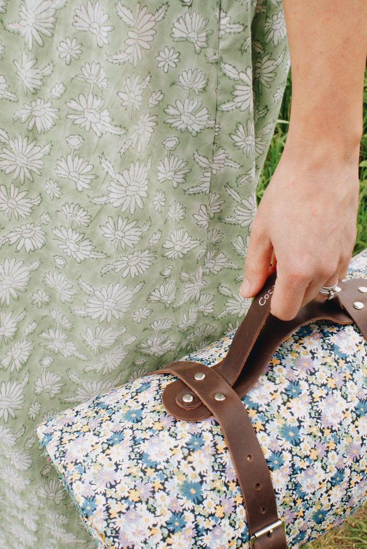 Ruffle Picnic Blanket made with Liberty Fabric LIBBY - Coco & Wolf