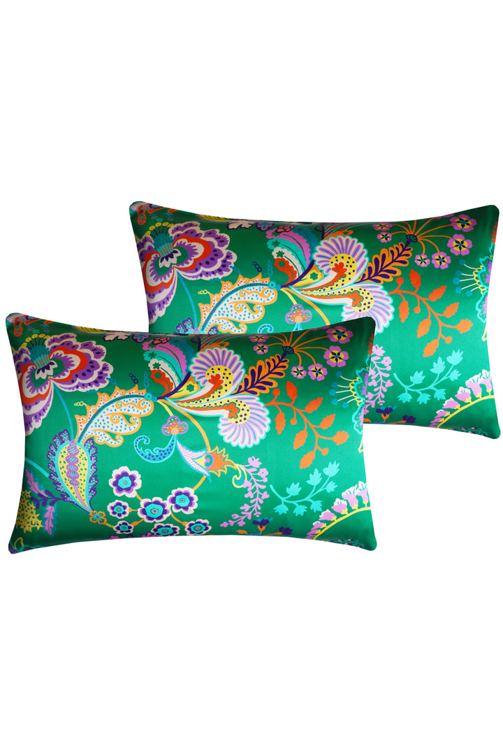 Silk Pillowcase made with Liberty Fabric FLORAL SYMPHONY