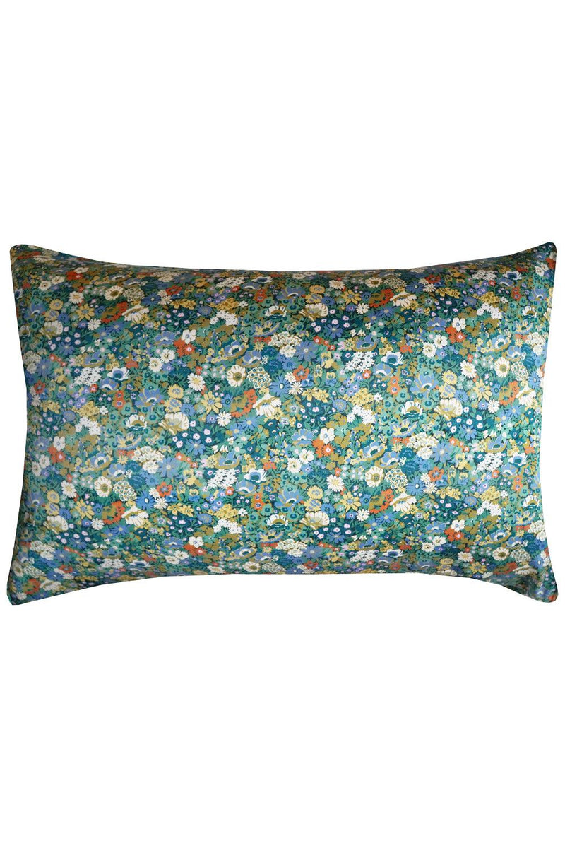 Silk Pillowcase made with Liberty Fabric THORPENESS