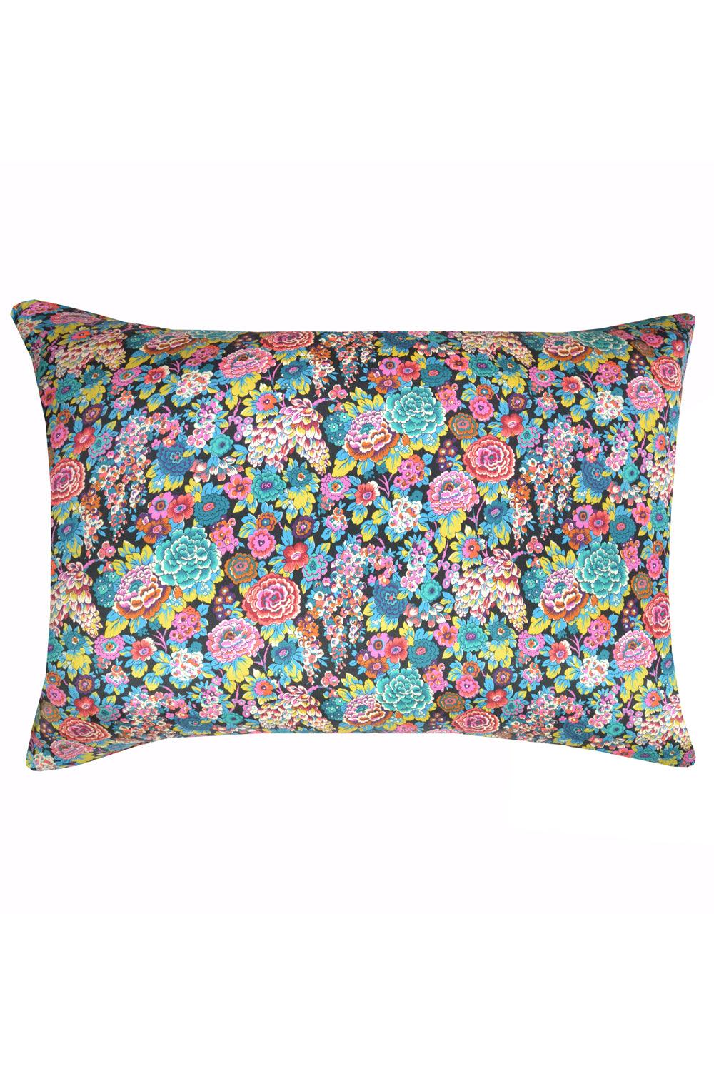 Silk Pillowcase made with Liberty Fabric ELYSIAN DAY PINK - Coco & Wolf