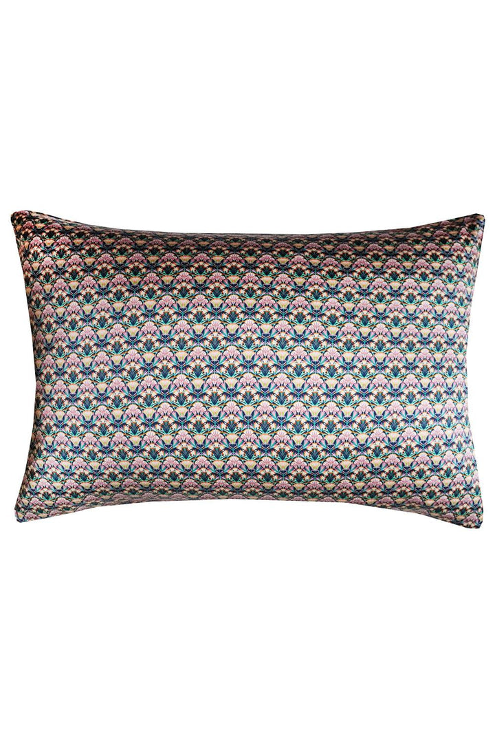 Silk Pillowcase made with Liberty Fabric LOTUS LOVE - Coco & Wolf