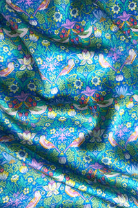Silk Pillowcase made with Liberty Fabric STRAWBERRY THIEF - Coco & Wolf