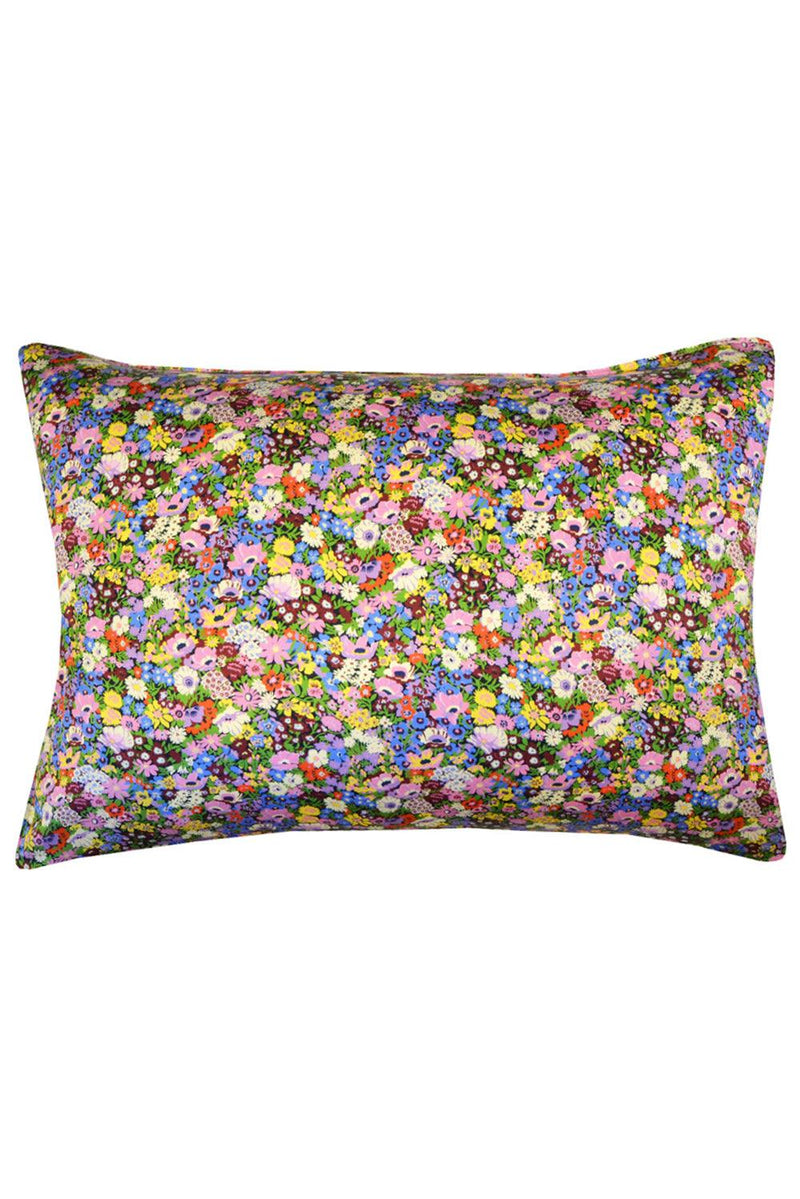 Silk Pillowcase made with Liberty Fabric THORPENESS PLUM - Coco & Wolf