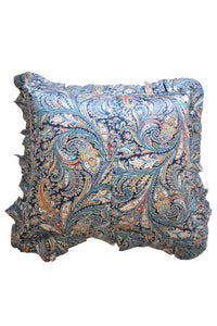 Silk Ruffle Cushion made with Liberty Fabric GREAT MISSENDEN - Coco & Wolf