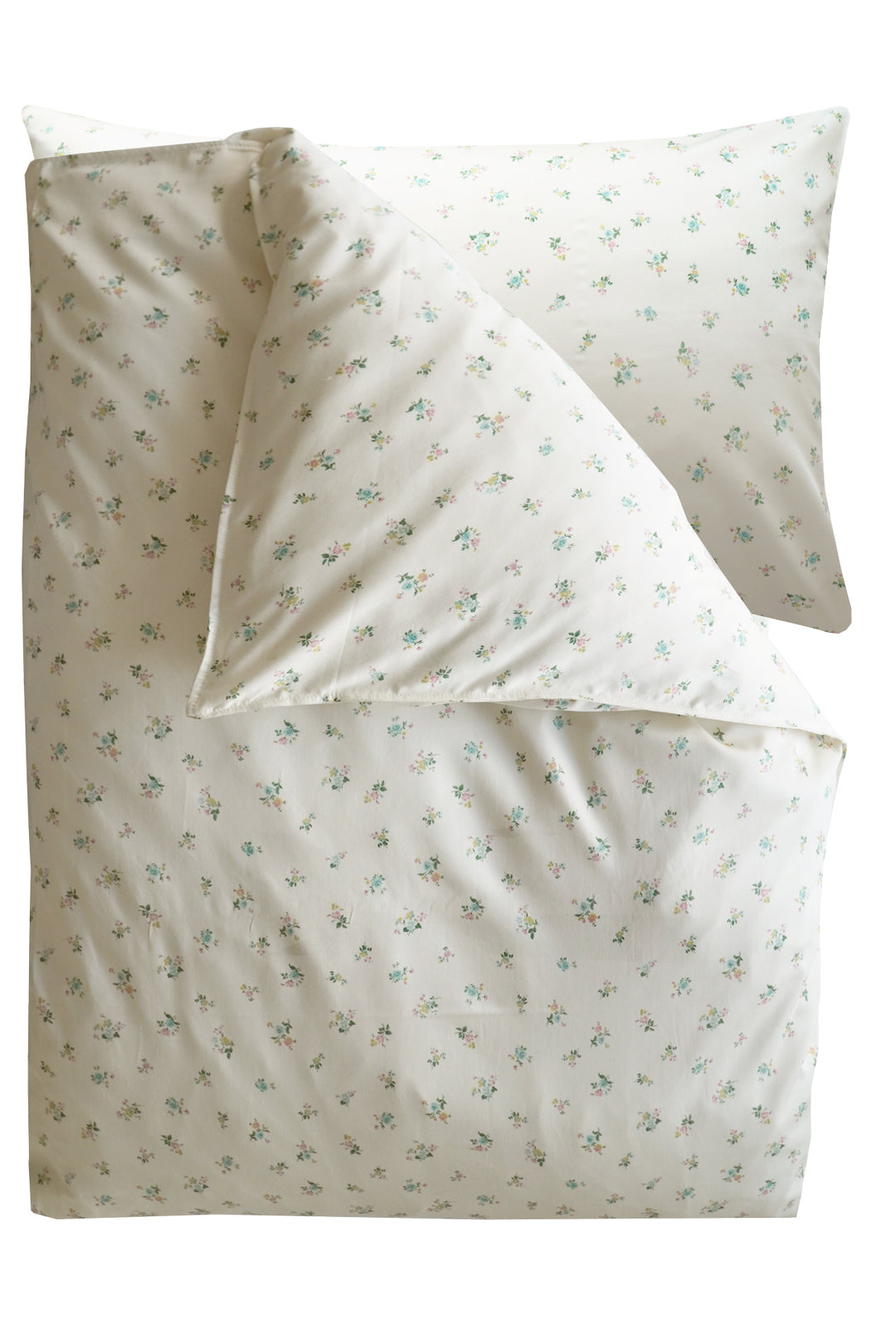 Bridgerton Duvet Set made with Liberty Fabric POSY CORSAGE YELLOW