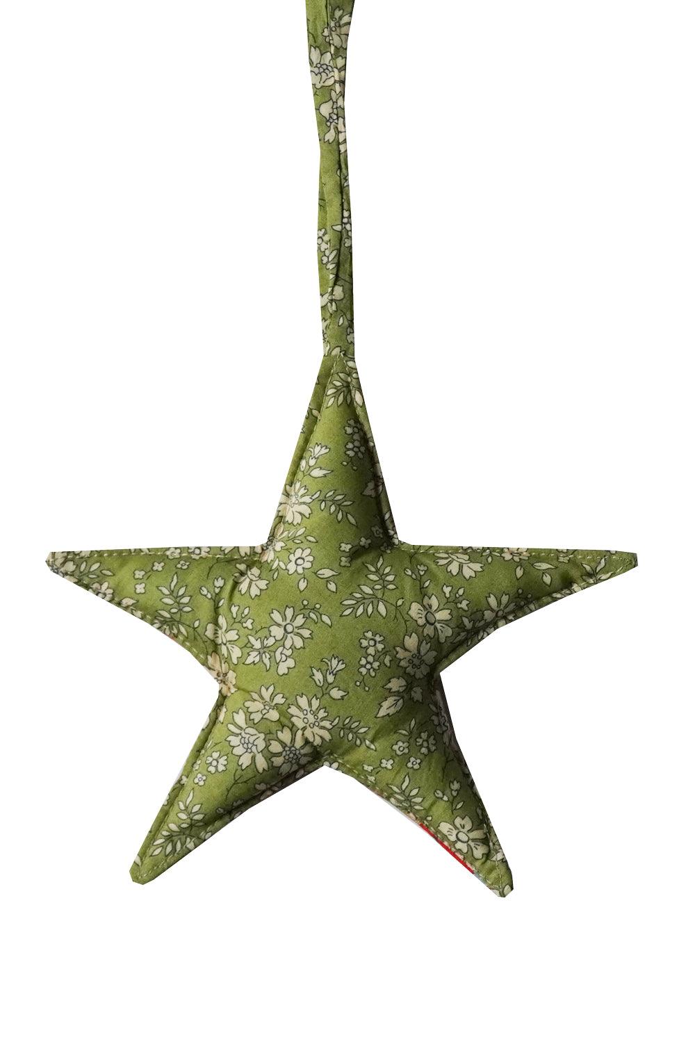 Star Bauble made with Liberty Fabric BETSY STAR & CAPEL - Coco & Wolf