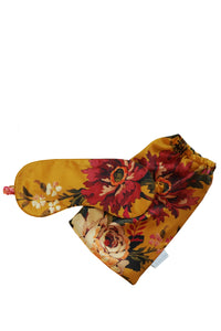 Silk Eye Mask made with Liberty Fabric STATELY KRISTINA