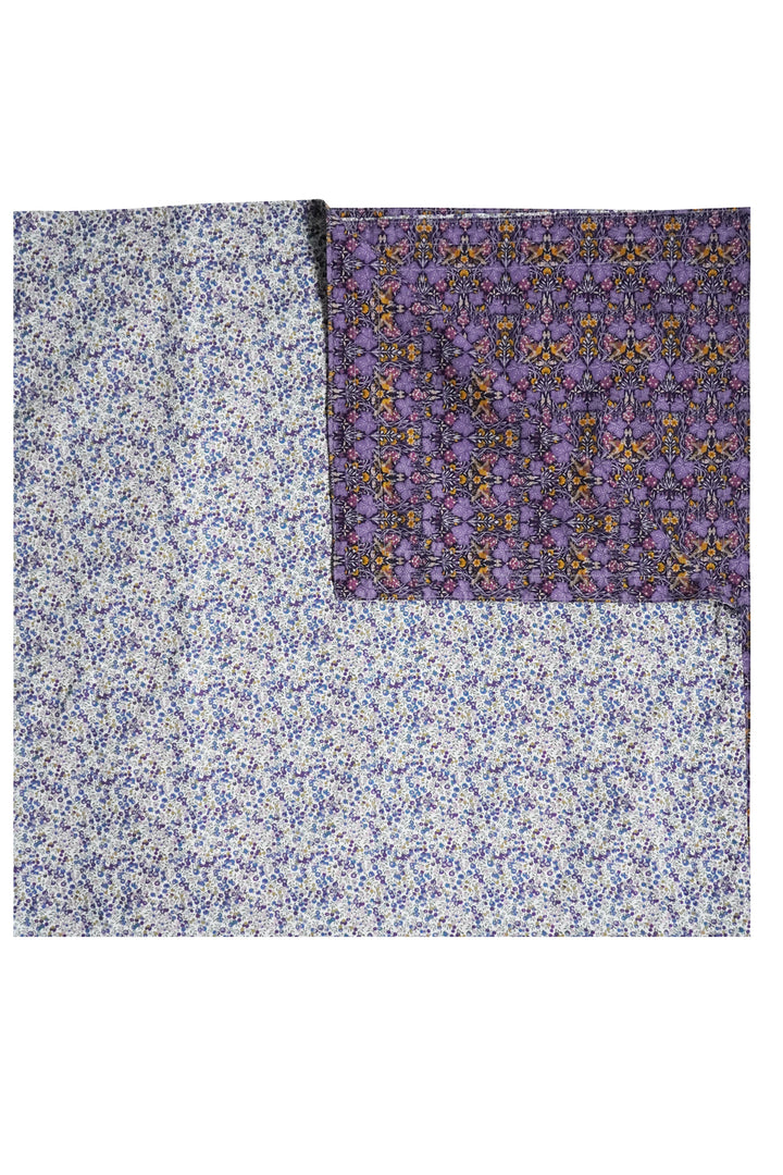 Reversible Tablecloth made with Liberty Fabric WILTSHIRE BUD GRAPE & VINE THIEF