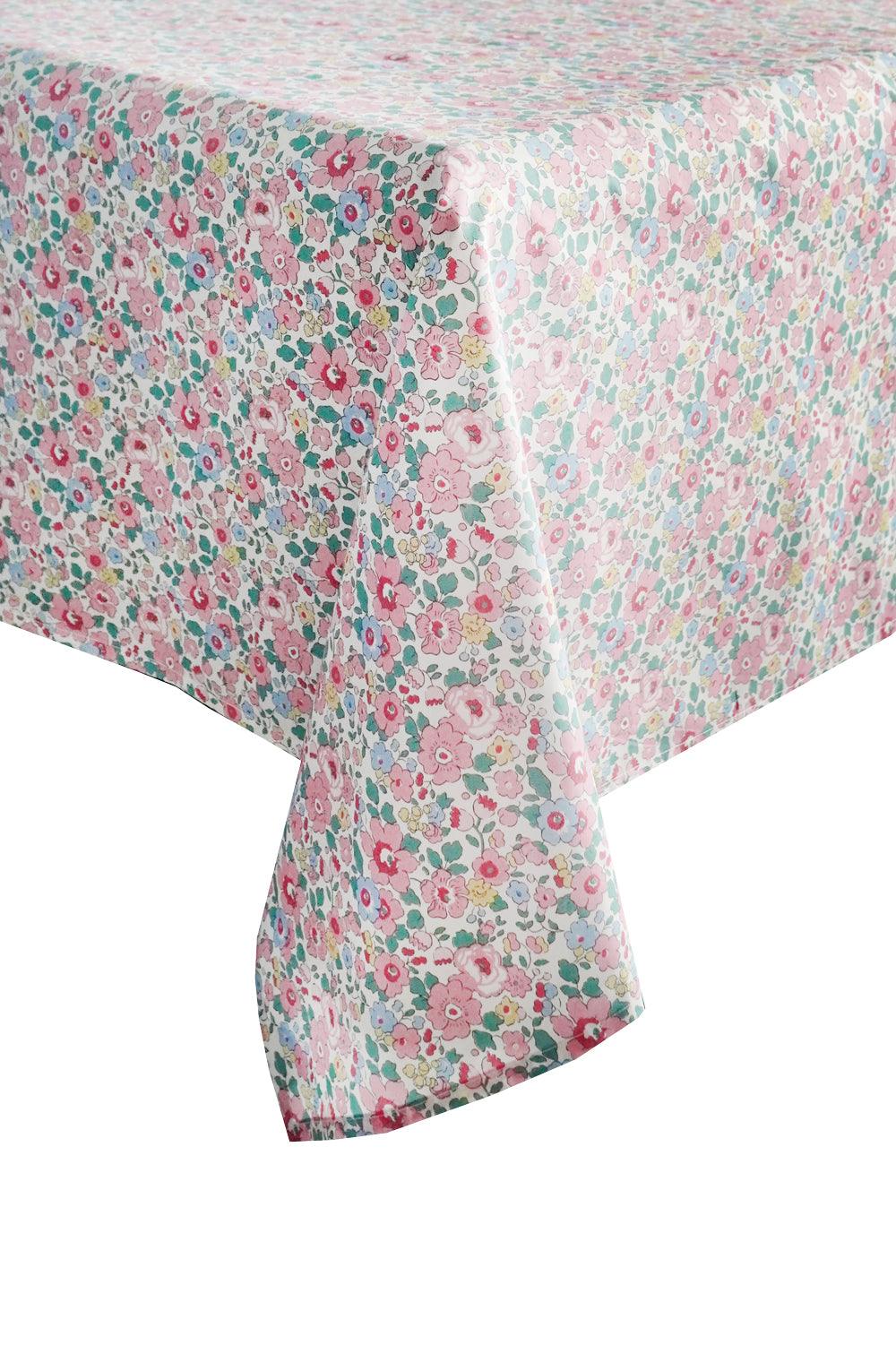 Tablecloth made with Liberty Fabric BETSY CANDY FLOSS - Coco & Wolf