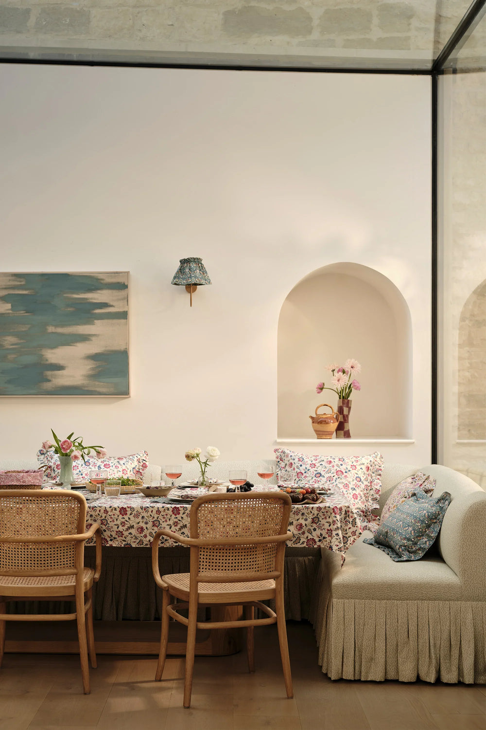 Tablecloth made with Liberty Fabric EVA BELLE - Coco & Wolf