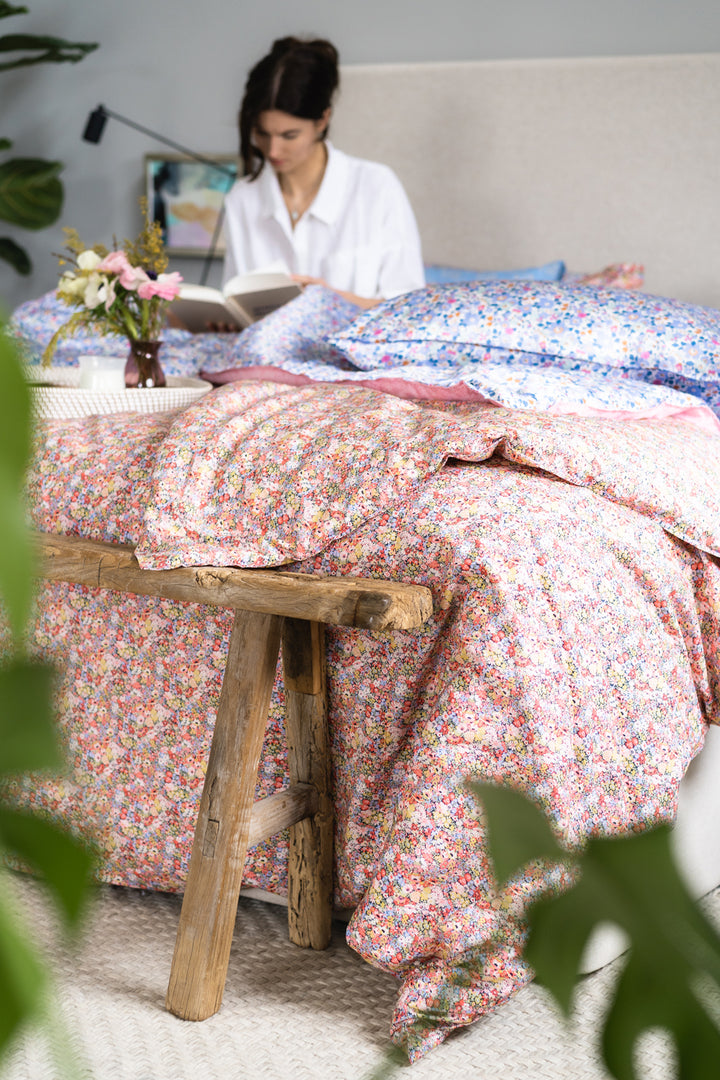 Bedding made with Liberty Fabric THORPE HILL