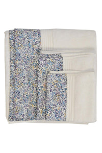 Towel made with Liberty Fabric WILTSHIRE LILAC - Coco & Wolf