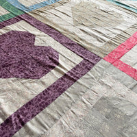 Unique One-Off Patchwork Bedspread made with Liberty Fabrics - Coco & Wolf
