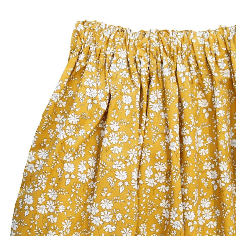 Women's Edie Midi Skirt made with Liberty Fabric CAPEL MUSTARD - Coco & Wolf