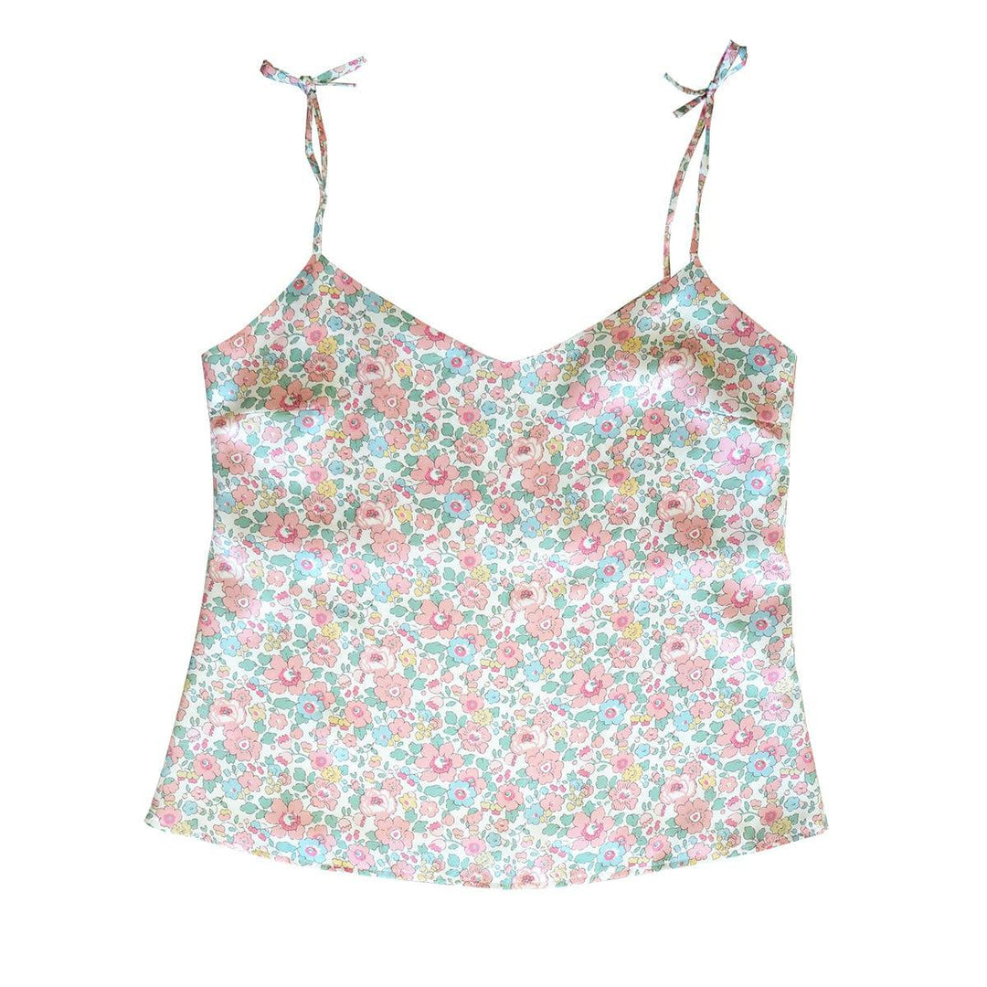 Women's Silk Camisole Top made with Liberty Fabric BETSY - Coco & Wolf